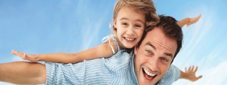 papa con hija